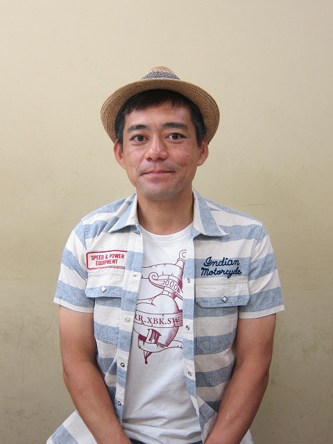 テレビドラマ「めんたいぴりり」主演の博多華丸・大吉の華丸。