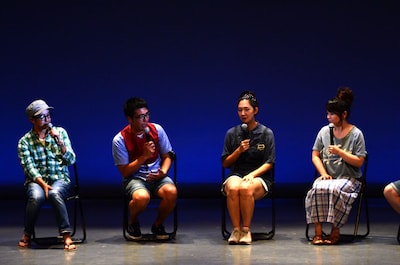 「バカ爆」伝説を語るおぎやはぎと北陽。