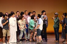 エンディングで真空ジェシカ・川北をそそのかしたことが暴露されたおぎやはぎ矢作（右から3人目）に非難集中。