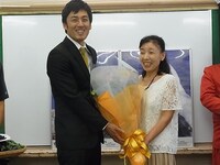 ロバート山本・群馬県邑楽町観光大使就任式。