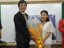 ロバート山本・群馬県邑楽町観光大使就任式。