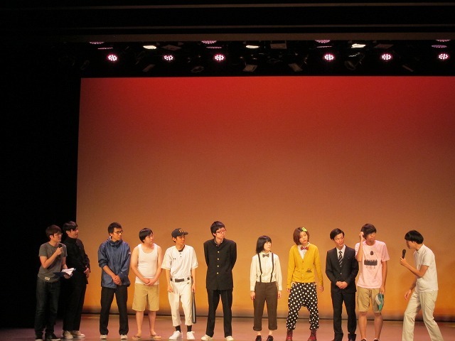 ワイルドカードコーナーMCのラバーガール。モダンボーイズ、あめんぼ、トンツカタン、イシクラノオノ。