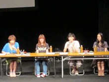 左から、清水ミチコ、奥華子、鳥居みゆき、安藤聖。