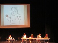 最優秀賞に王手をかけた能町のイラスト。