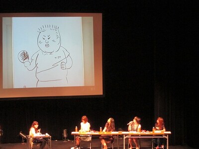 最優秀賞に王手をかけた能町のイラスト。