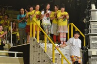 森三中・大島（右端）と女芸人達。