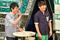 MCの（左から）麒麟・川島、桂三度。