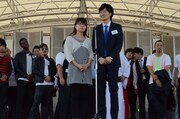 相席スタート。「同じレベルの女の中で一番モテたい」という山崎（左）。