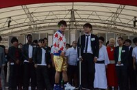 「初認定」となったサカイスト。デンペーは「オシャレが止まらねー!!」とアピール。