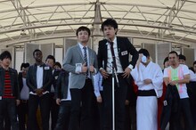 今回「初認定」となった沖縄出身の三日月マンハッタンは、方言で意気込みを語った。