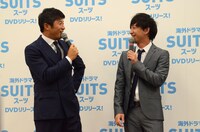 海外ドラマ「SUIT / スーツ」のDVDリリース記念イベントの模様。