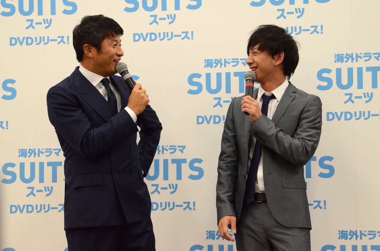 海外ドラマ「SUIT / スーツ」のDVDリリース記念イベントの模様。