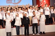 キリンビール株式会社 ニッポンのうまいプロジェクト」キックオフイベントでのフォトセッションの模様。