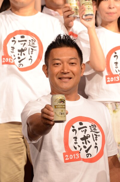 「キリンビール株式会社 ニッポンのうまいプロジェクト」応援団長の山口智充
