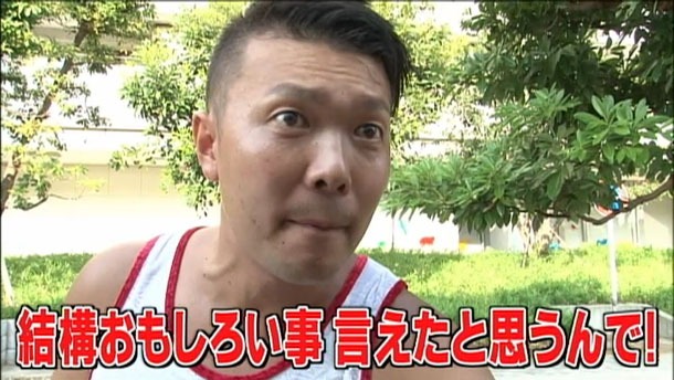 「CRアタックNo.1でボケて」に挑戦する弾丸ジャッキー・オラキオ。