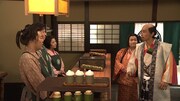 「七人のコント侍」で浜谷＆近藤が城下町お茶ショップ訪問