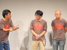 木本を芸人化するため呼ばれたバイきんぐ小峠とドランクドラゴン鈴木。