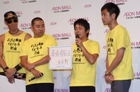 レイザーラモン、ロザン（左から）。