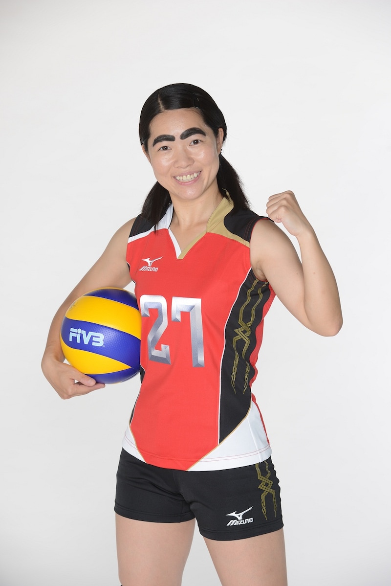 「グラチャンバレー2013」の応援スペシャルサポーターのイモトアヤコ。