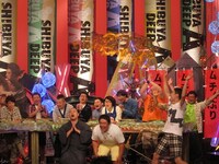 優勝決定戦結果発表の瞬間。