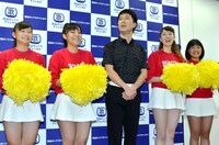 取材会の様子。