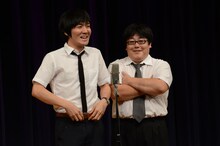 トップバッターを務めたタイムマシーン3号。