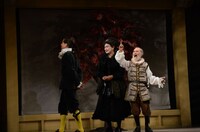 公開舞台稽古の様子。