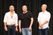 3人の貴重な共演を見た鬼奴は「式年遷宮みたい」とポツリ。 (c)（株）フォトプロ