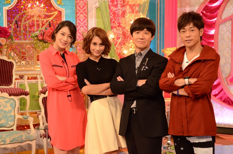 「内村とザワつく夜」取材会に出席した陣内智則、内村光良、ダレノガレ明美、犬山紙子(写真右から)。