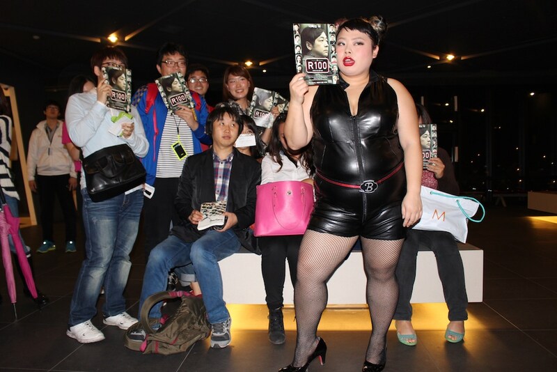 韓国・MEGABOX ヘウンデにて行われた松本人志監督最新作「R100」舞台挨拶に登場した渡辺直美。