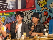 1本目のあと、ダウンタウン浜田から声を掛けられたと興奮するおおかわらと和田。