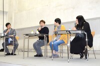 「よしもと1DAYアカデミー2013『ハリセンボン・渡辺直美特別講義』」の模様。