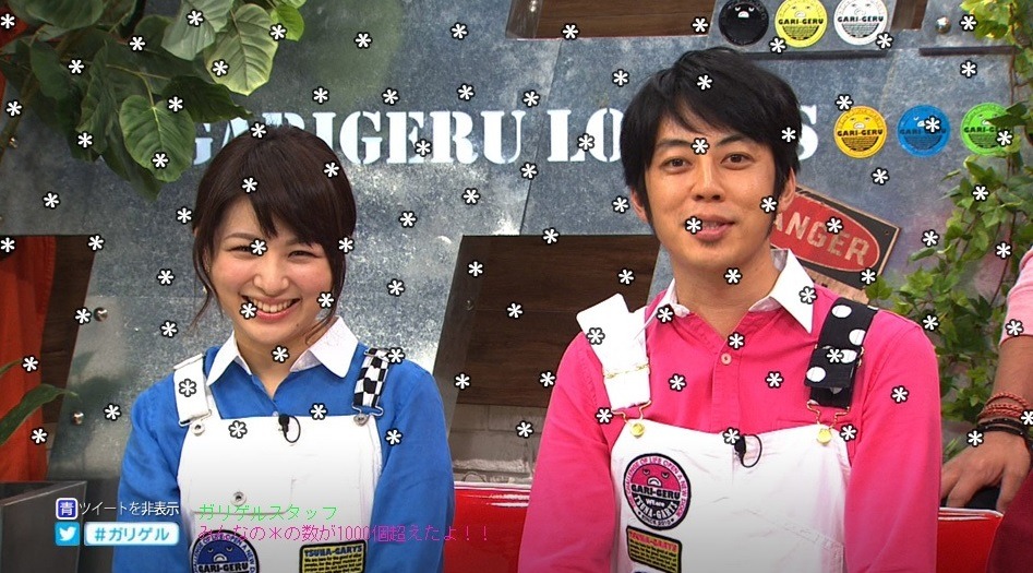 「ガリゲル」のテレビ初の試み「視聴者の感動で、画面に雪を降らせる」イメージ図。(c)ytv