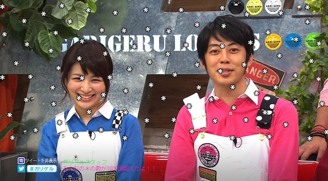 「ガリゲル」のテレビ初の試み「視聴者の感動で、画面に雪を降らせる」イメージ図。(c)ytv