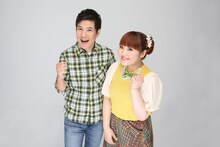 トークライブ「酷白3」を開催する関根勤と柳原可奈子。