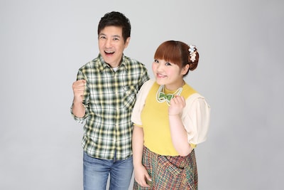 トークライブ「酷白3」を開催する関根勤と柳原可奈子。