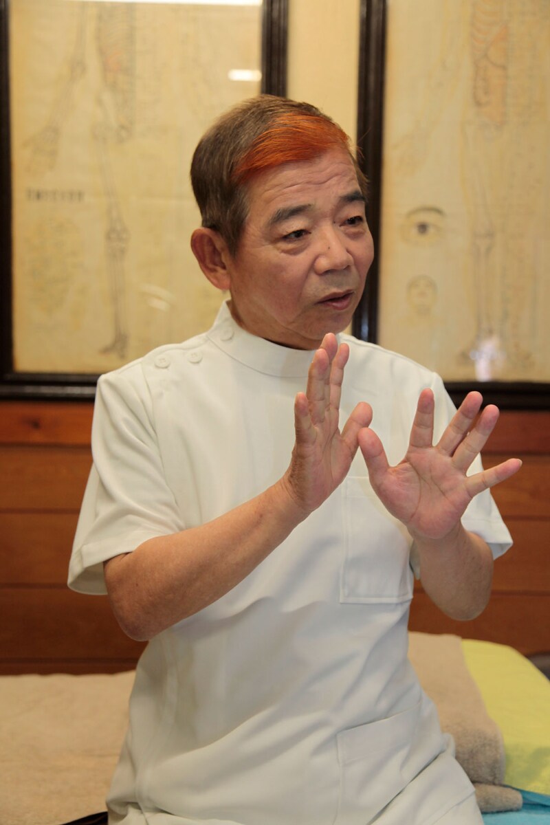 映画「新大久保物語」に出演している池乃めだか。