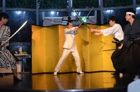 余興に参加するお侍ちゃん。