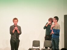 1日目昼公演でヒロシが泣いてしまった場面の再現。