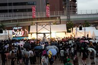 「ニコニコ町会議 in 大阪なんば」の様子。