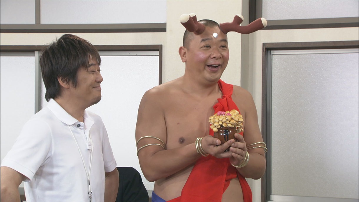 「Rの法則」でコント企画に挑戦する坂上忍（左）とTKO木下。(c)NHK
