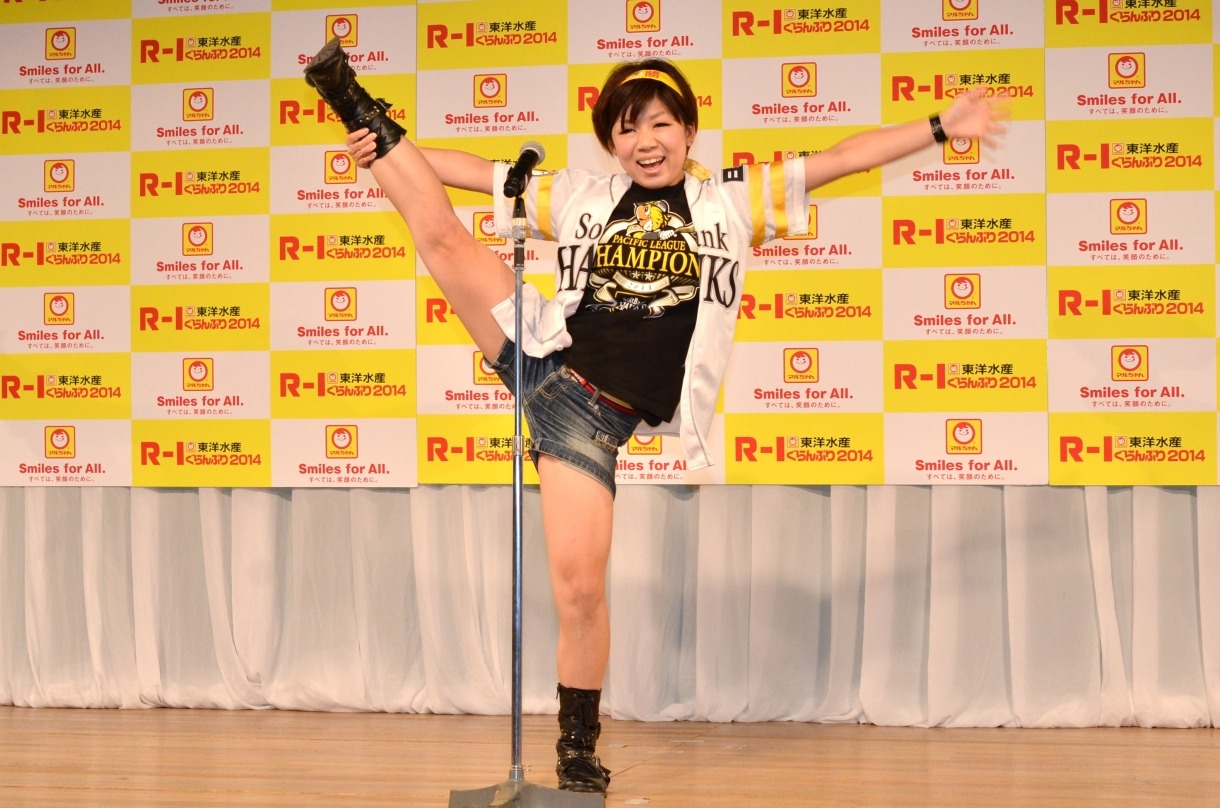 予選が行われる福岡を代表して登場した、小川恵夢。