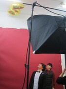 撮影中のハプニング。