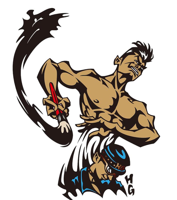 レイザーラモンHGが初個展開催、ライブペインティングも - お笑いナタリー 