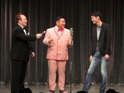 ダイノジのネタ合わせの話では、「一度方向性を間違えてビリヤード場でネタ合わせした」という話に会場爆笑。