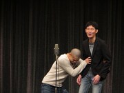 「観客が笑わなくても吉田を笑わせようと思った」という品川のお茶目な行動。