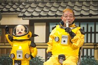 「吉本新喜劇×ヤノベケンジ」開催発表会見。(c)吉本興業