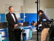 「極めろ！仮想ゲームクラブ」収録の様子。