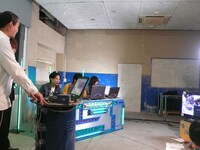 「極めろ！仮想ゲームクラブ」収録の様子。