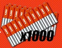 膨大な（B） 数の（K） バッテリー（B）。